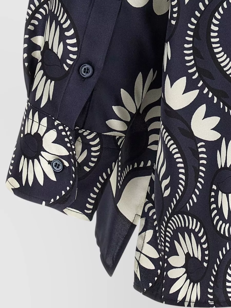 Weekend Max Mara Wkdlastra Shirt Bold Print Collared Neck