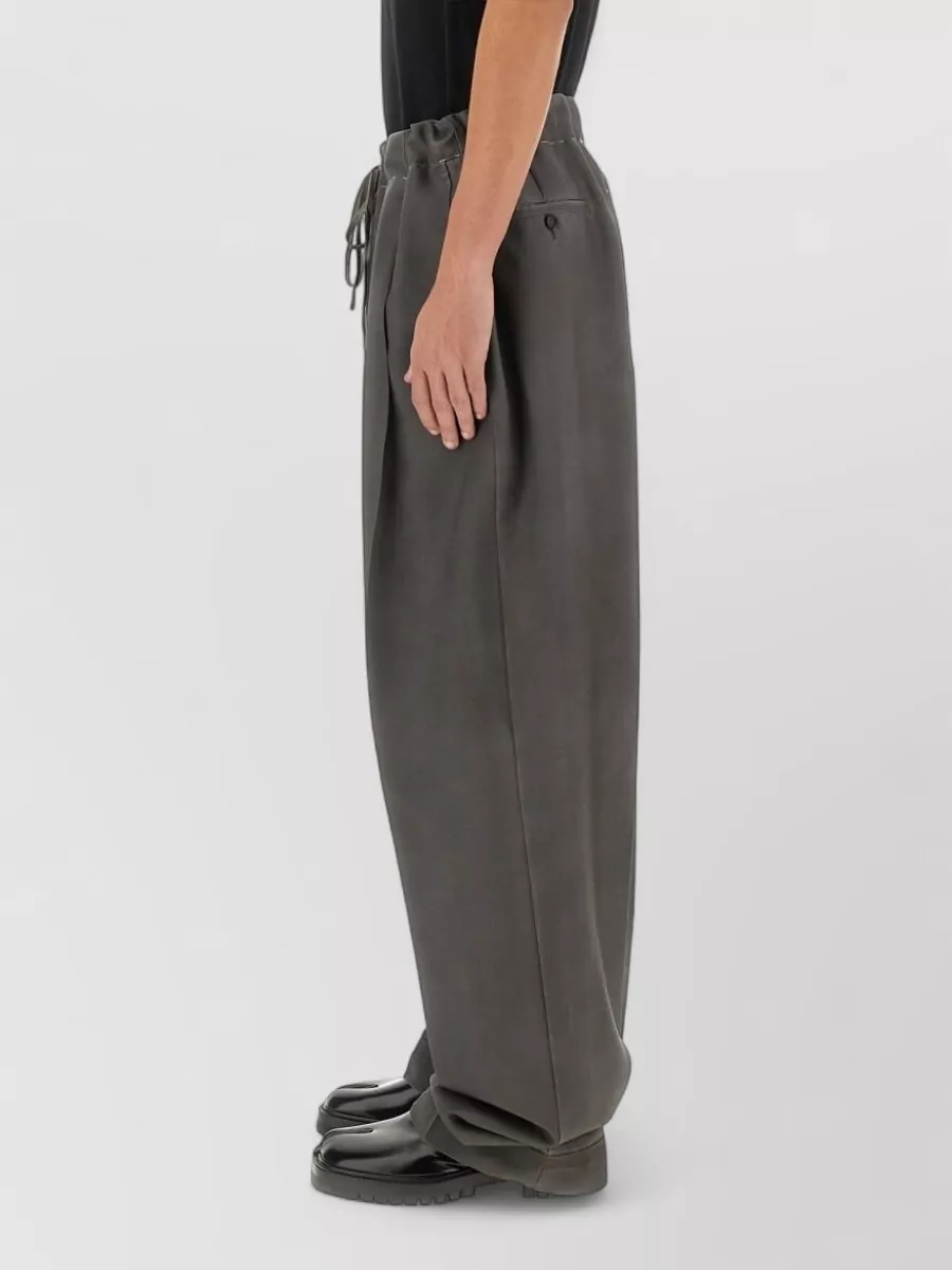 Maison Margiela Mohair Wool Oversized Wide-Leg Trousers