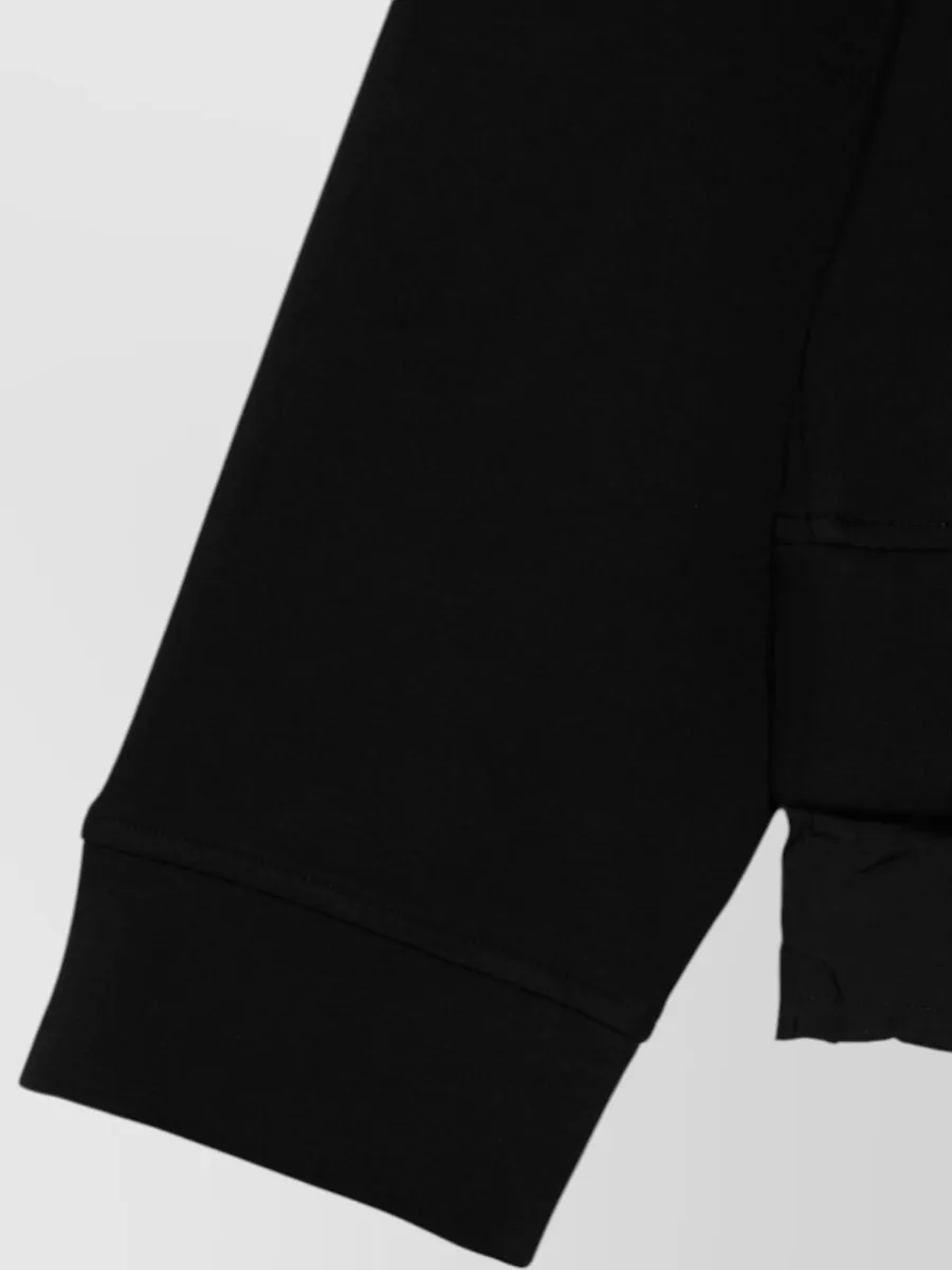 Emporio Armani Cotton Round Neck Long Sleeve Sweatshirt