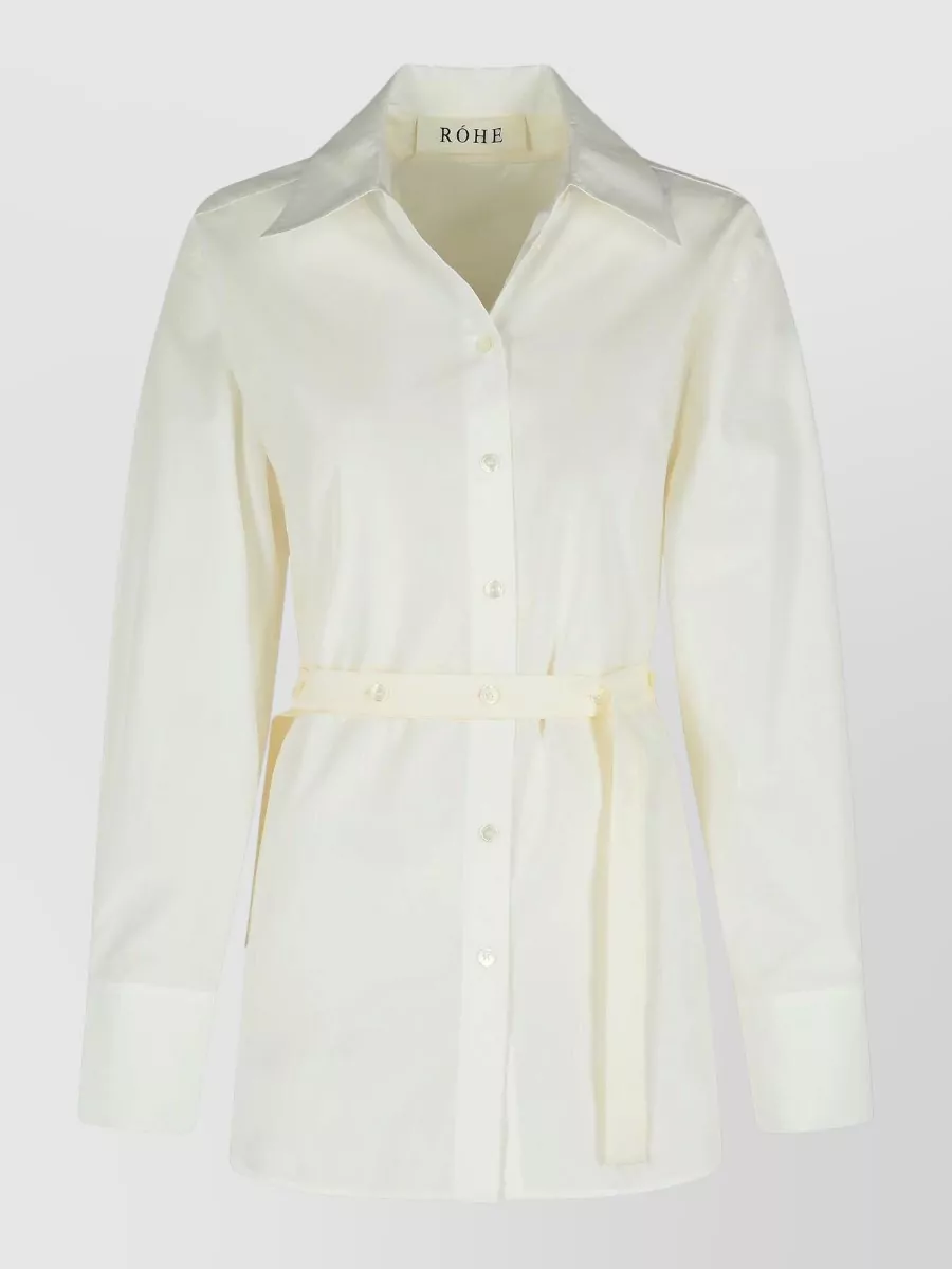 Róhe silk cotton shirt