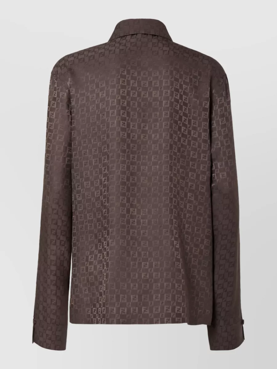 Fendi Silk Jacquard Shirt