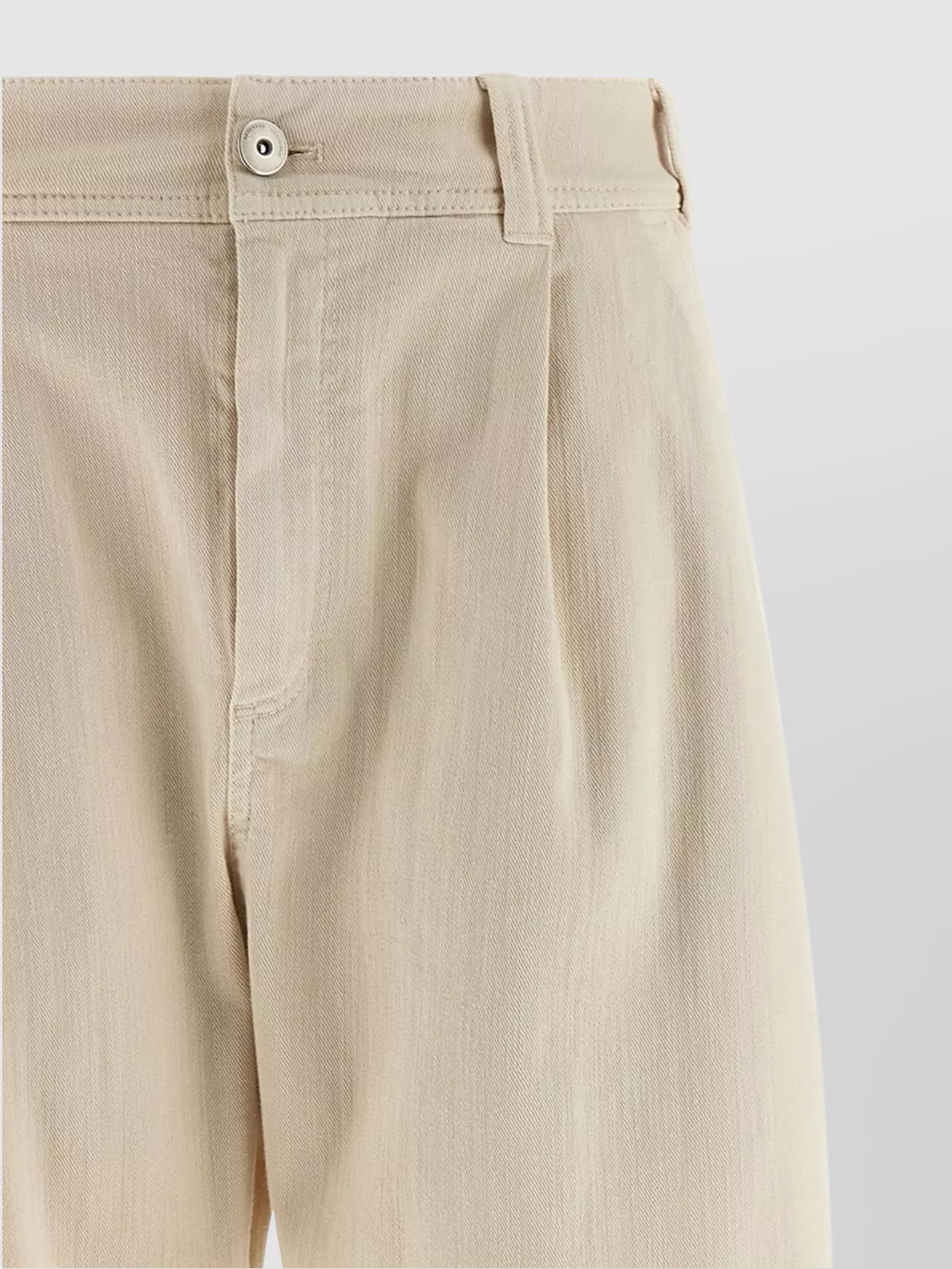 Brunello Cucinelli Wide Leg Pleated Trousers Pockets