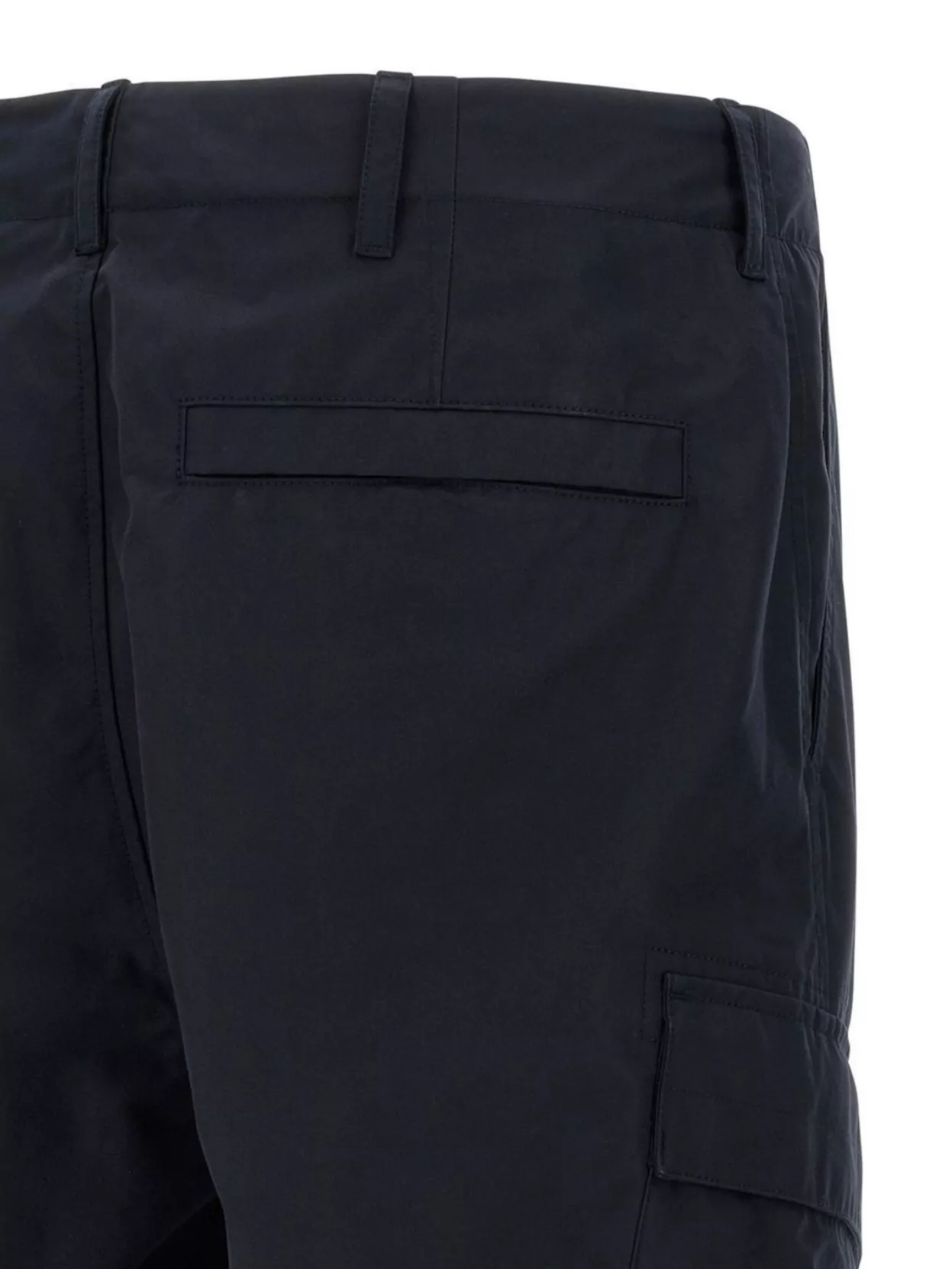 Stone Island Cargo Pants With Logo Badge And Pockets