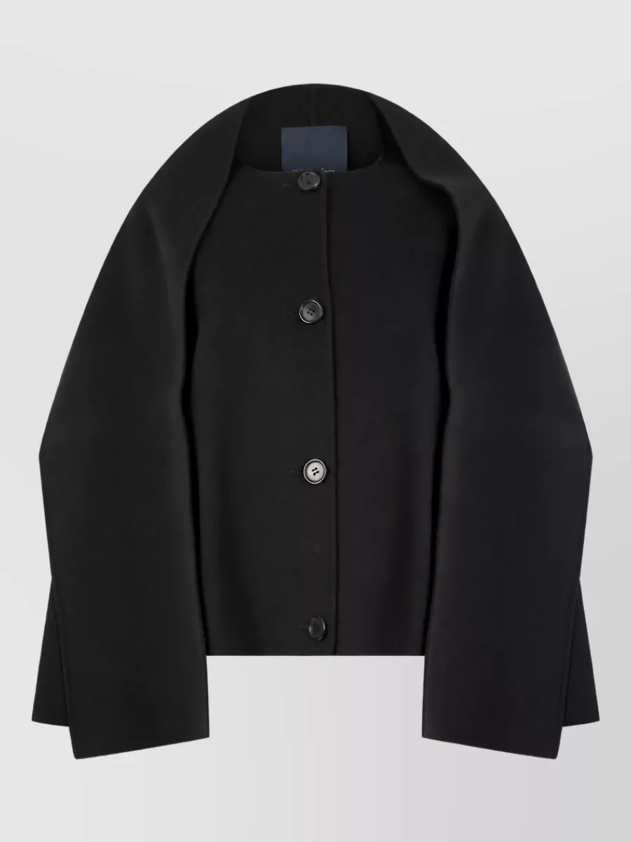 S Max Mara virgin wool cape