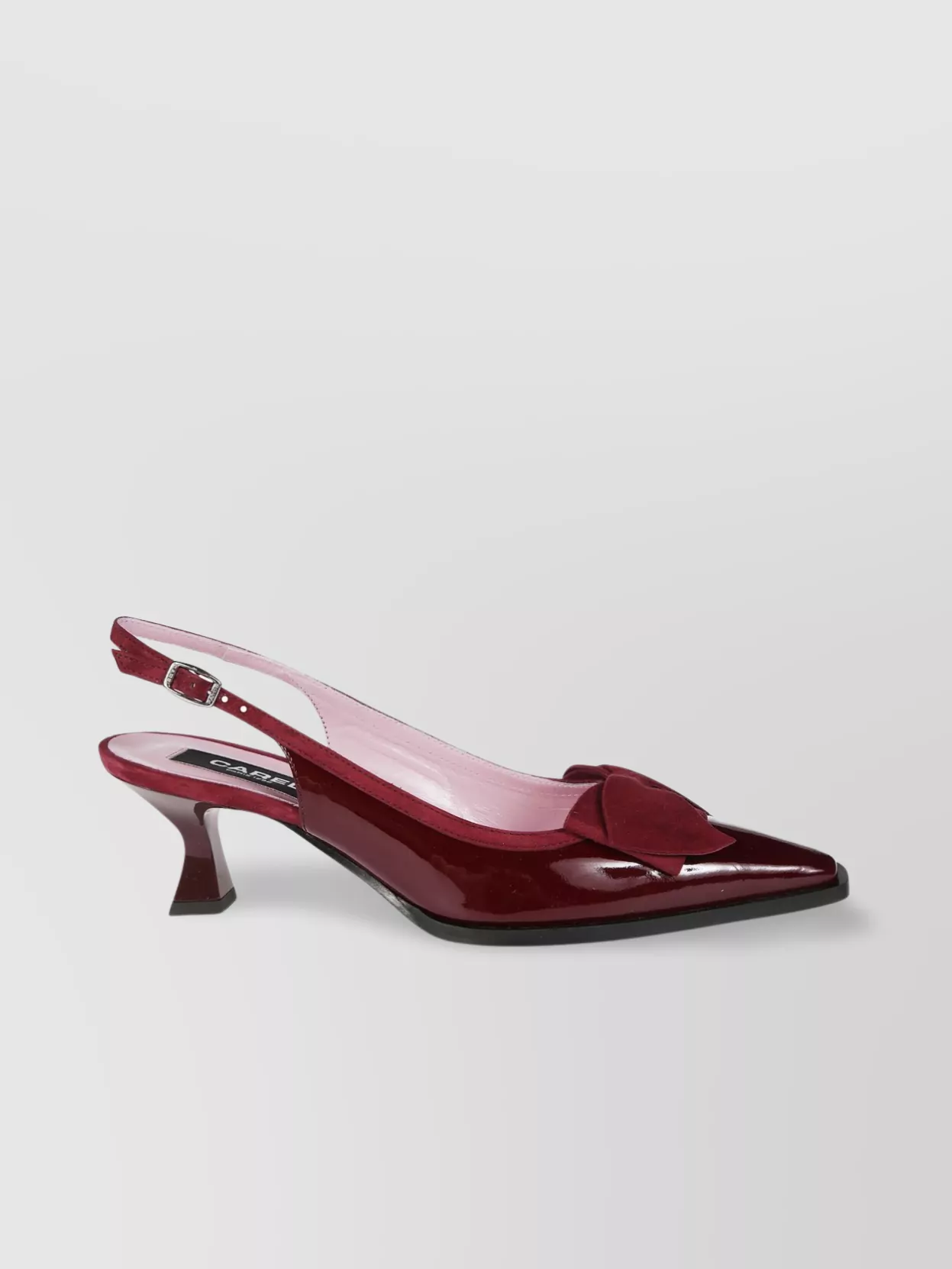Carel Pointed Toe Sculpted Heel Slingback Pumps