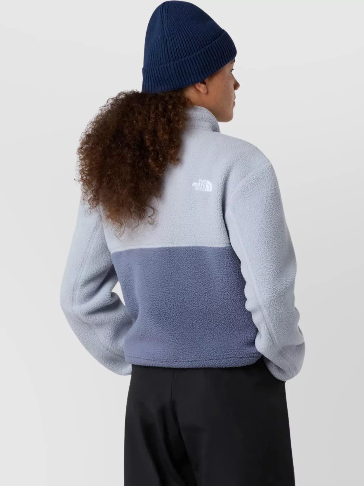 The North Face Fleece Jacket With Quarter Zip Design