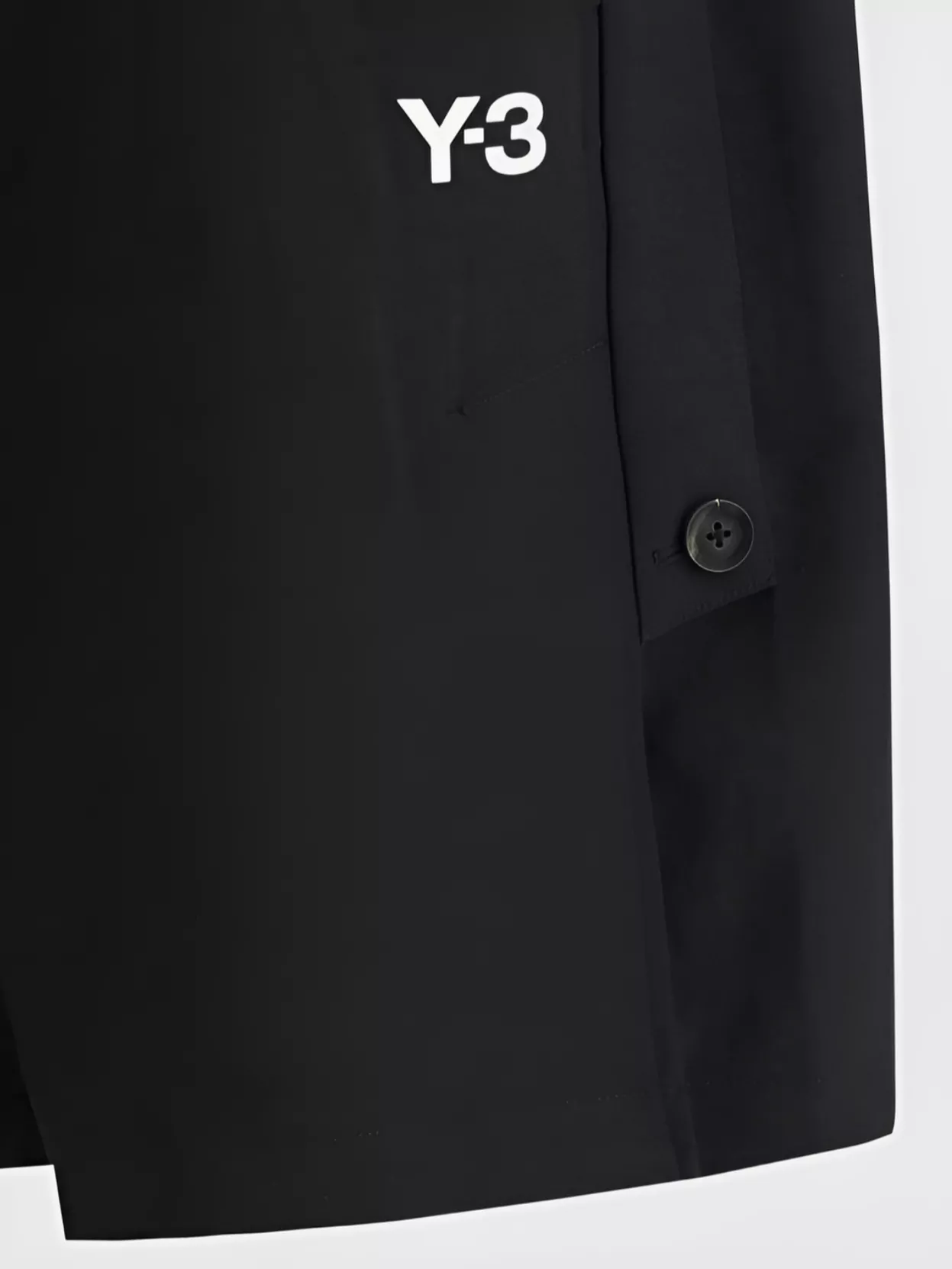 Y-3 Logo Bermuda Shorts In Black