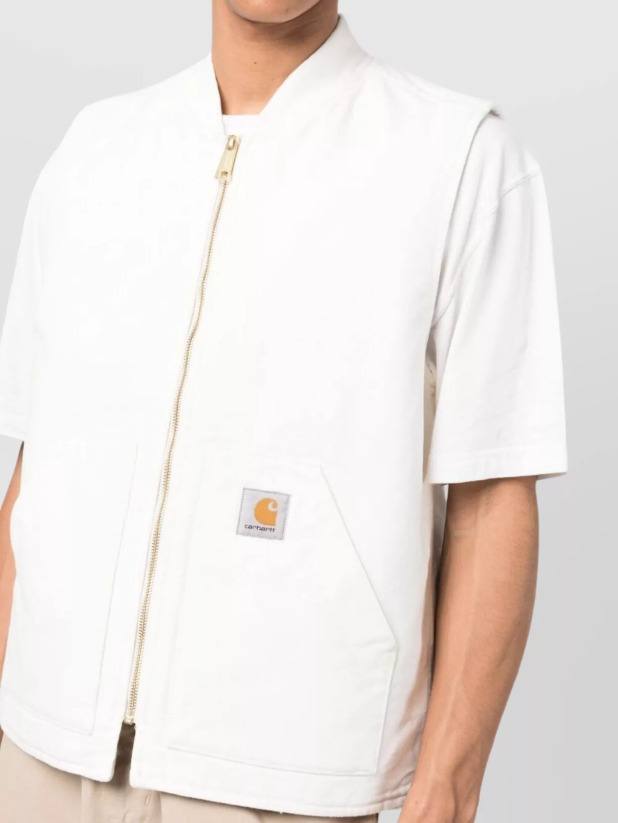 Carhartt Wip Vest With Patch And Side Pockets