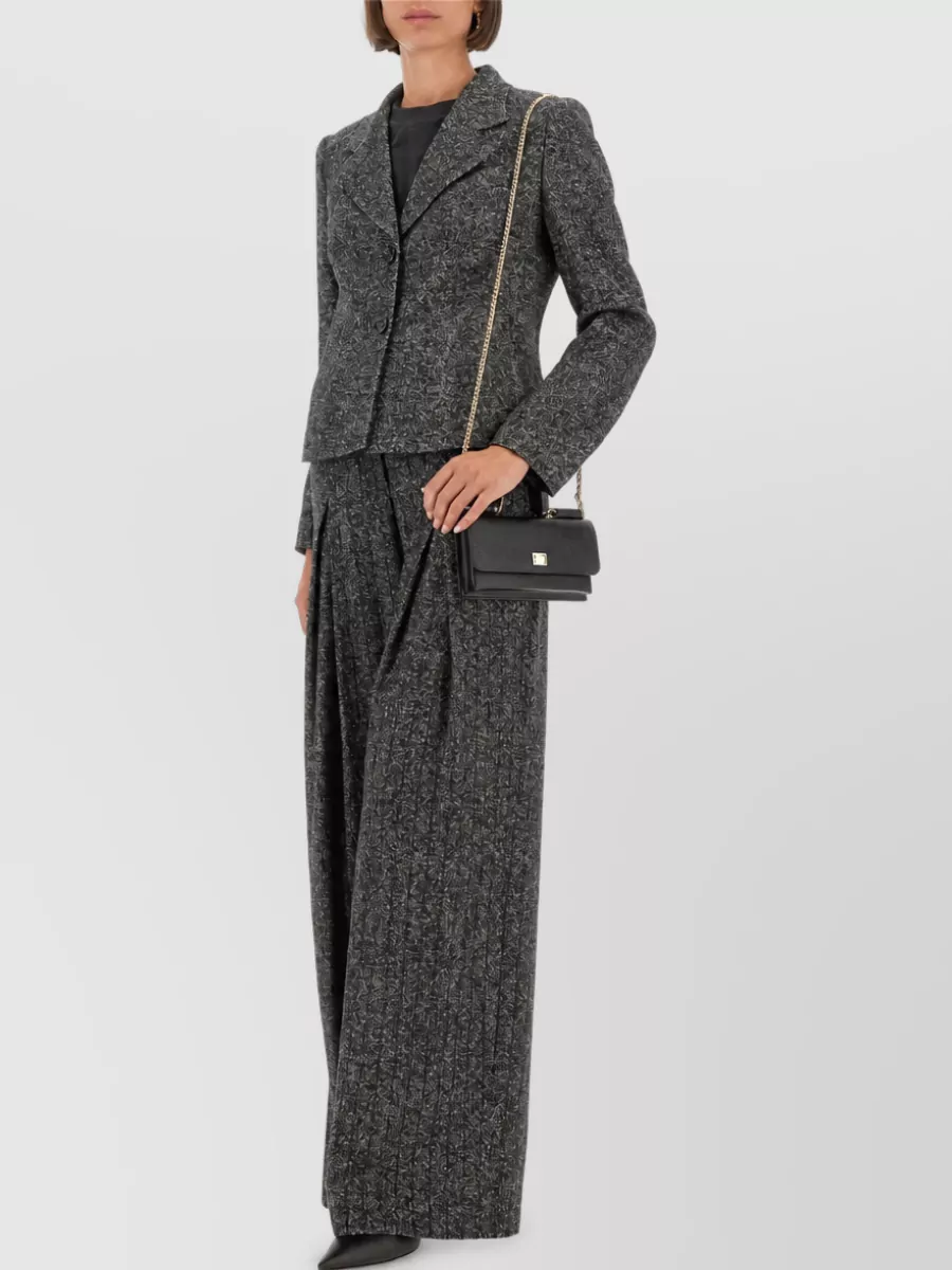 Dolce&Gabbana Single-Breasted Wool-Blend Suit Jacket