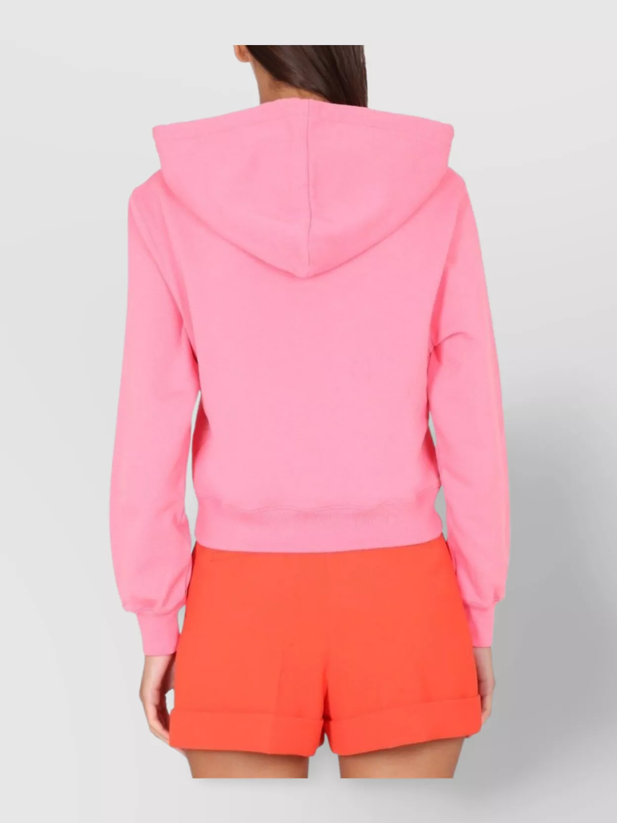 Moschino Crochet Logo Hooded Sweatshirt