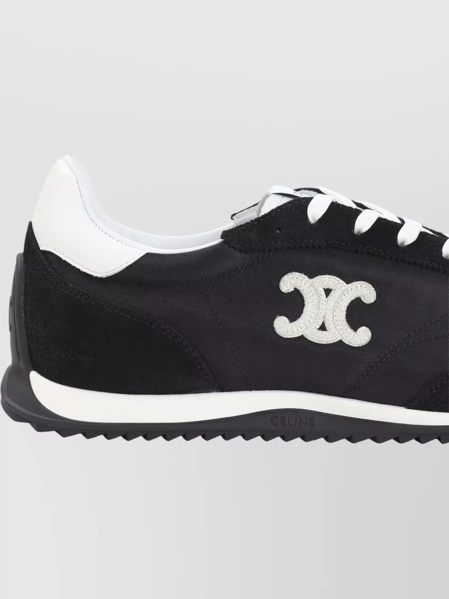 Celine Leather Low-Top Sneakers