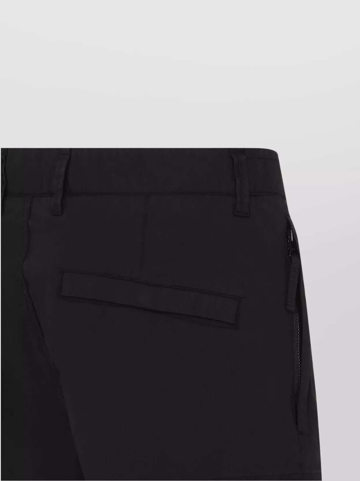 Stone Island Cotton Cargo Shorts Logo Patch