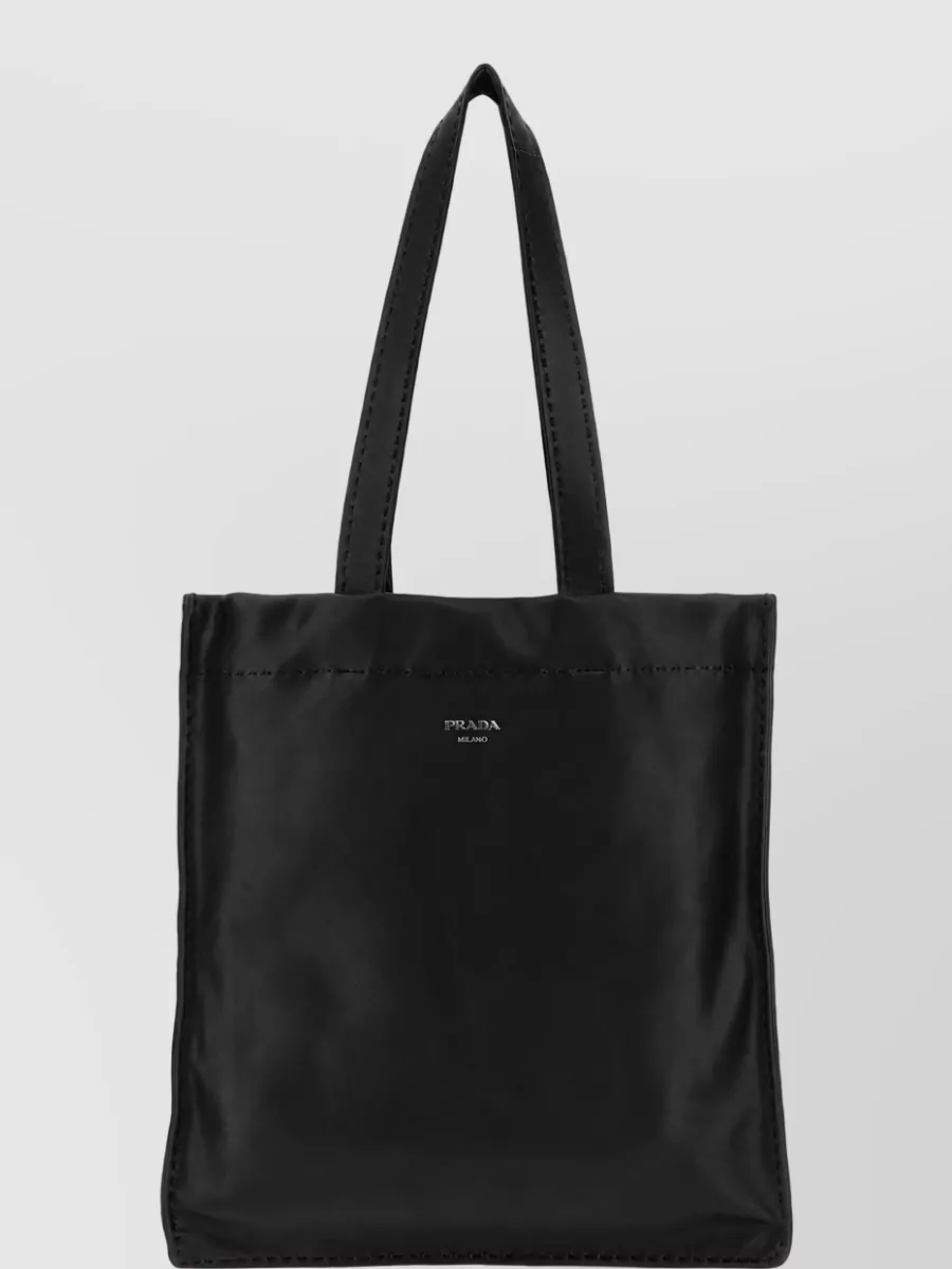 Prada leather tote bag