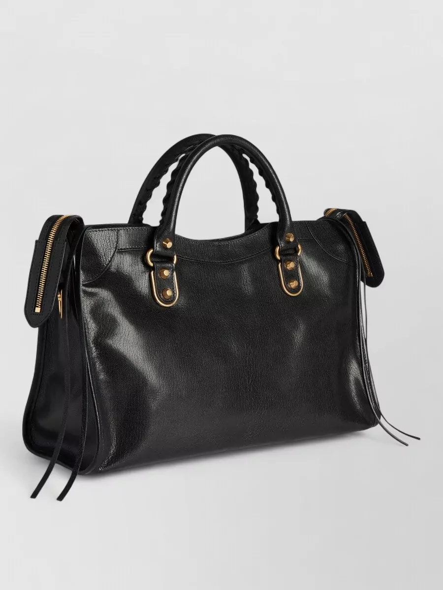 Balenciaga Le City Medium Leather Tote Bag