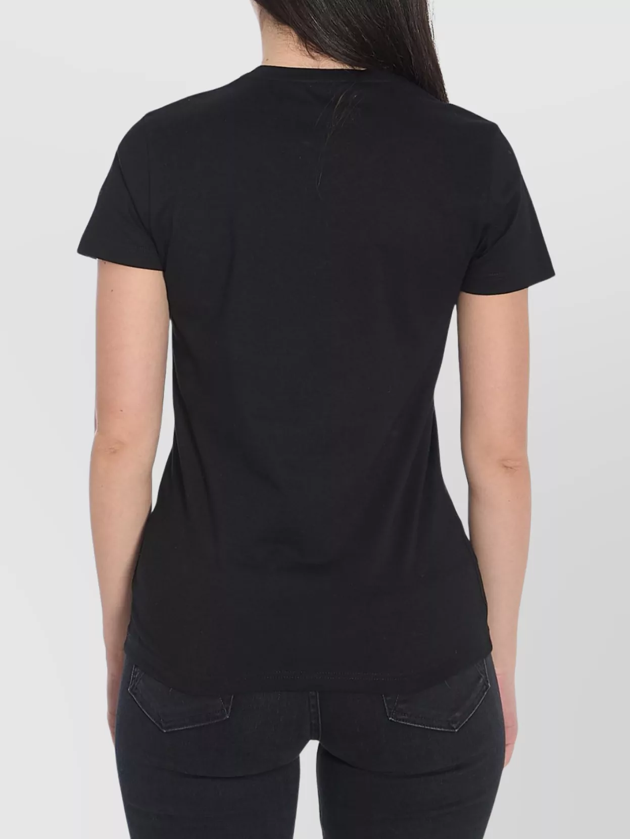 Moncler Crewneck Cotton T-Shirt Patch On Sleeve