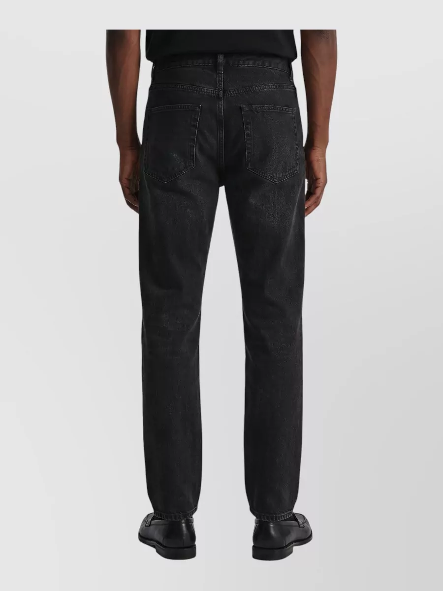 The Row Denim High-Rise Straight-Leg Jeans