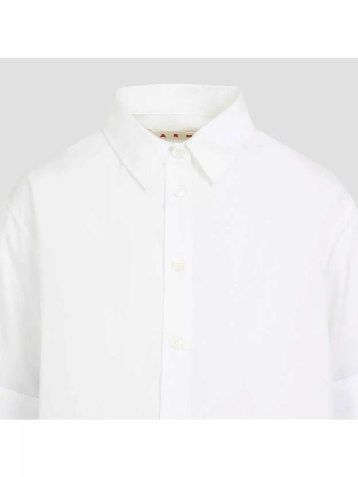 Marni Short Sleeve Shirt Contrasting Cuffs