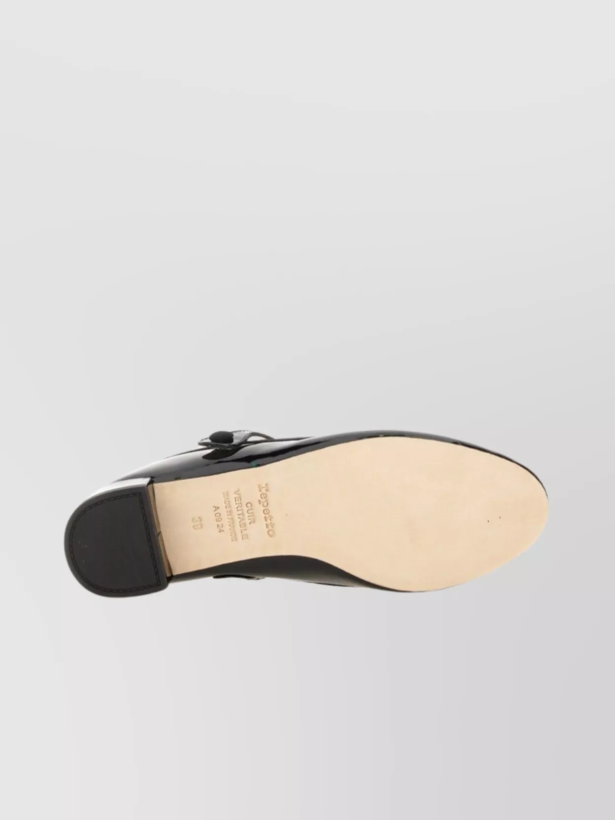 Repetto Mary Jane Pump Block Heel Patent