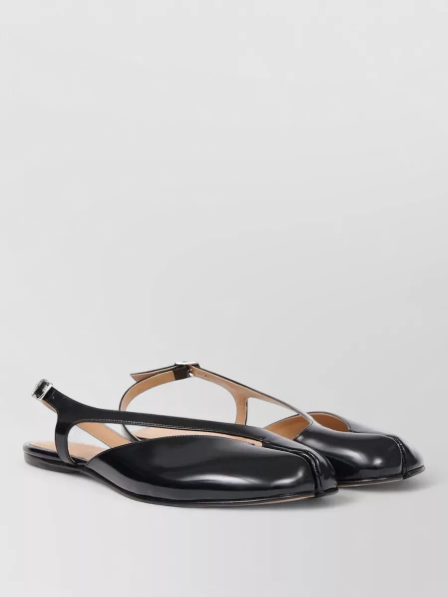 Maison Margiela Leather Tabi Slingback Sandals