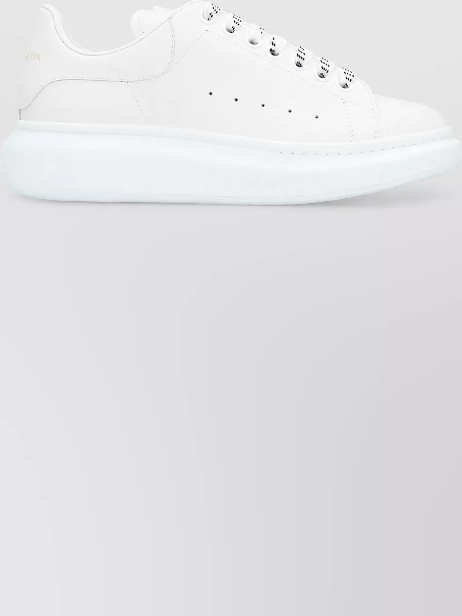 Mc Queen Leather Chunky Low-Top Sneakers