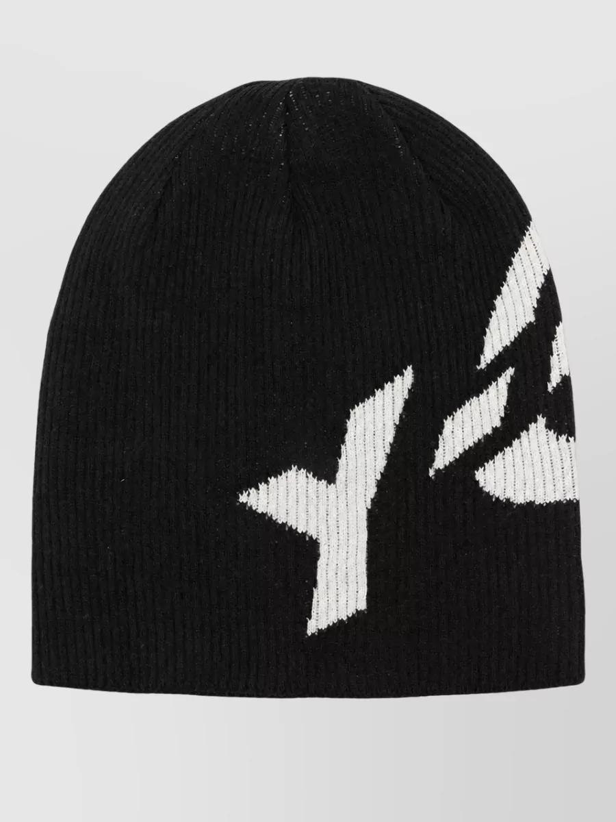 Y-3 ribbed beanie