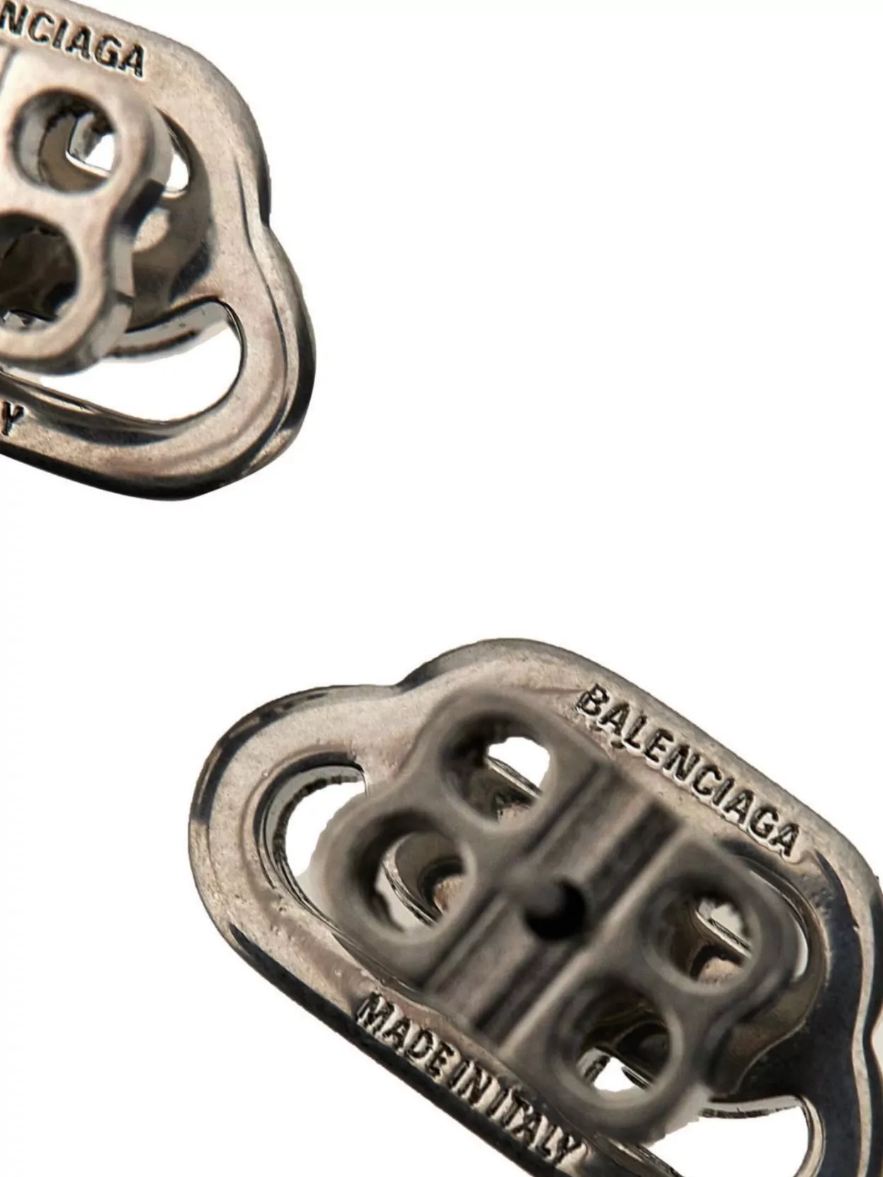 Balenciaga Modern Stud Earrings For Everyday Wear