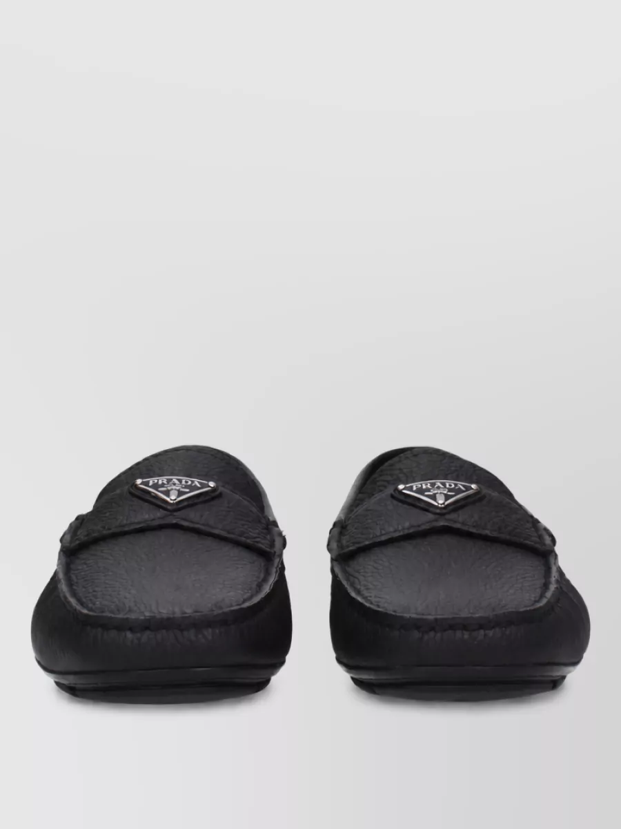 Prada leather slippers
