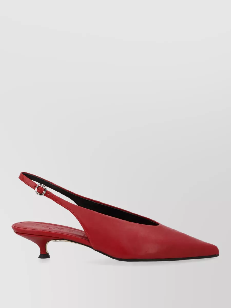 Aeyde Leather Kitten Mules
