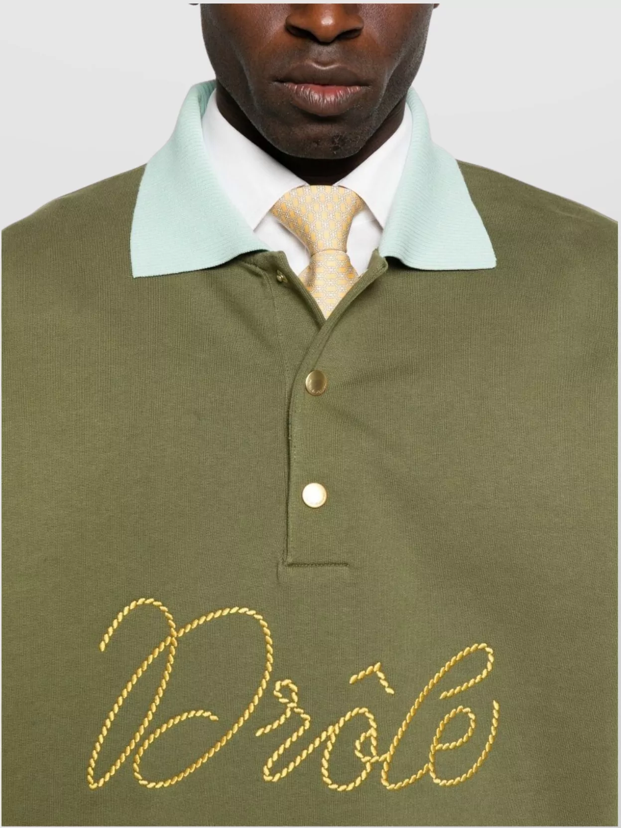 Drôle De Monsieur Polo Sweater Contrasting Collar