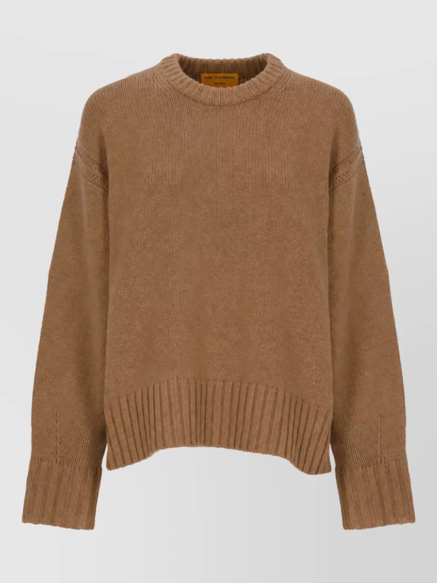 Guest In Residence Cashmere crewneck ribbed-hem sweatshirt