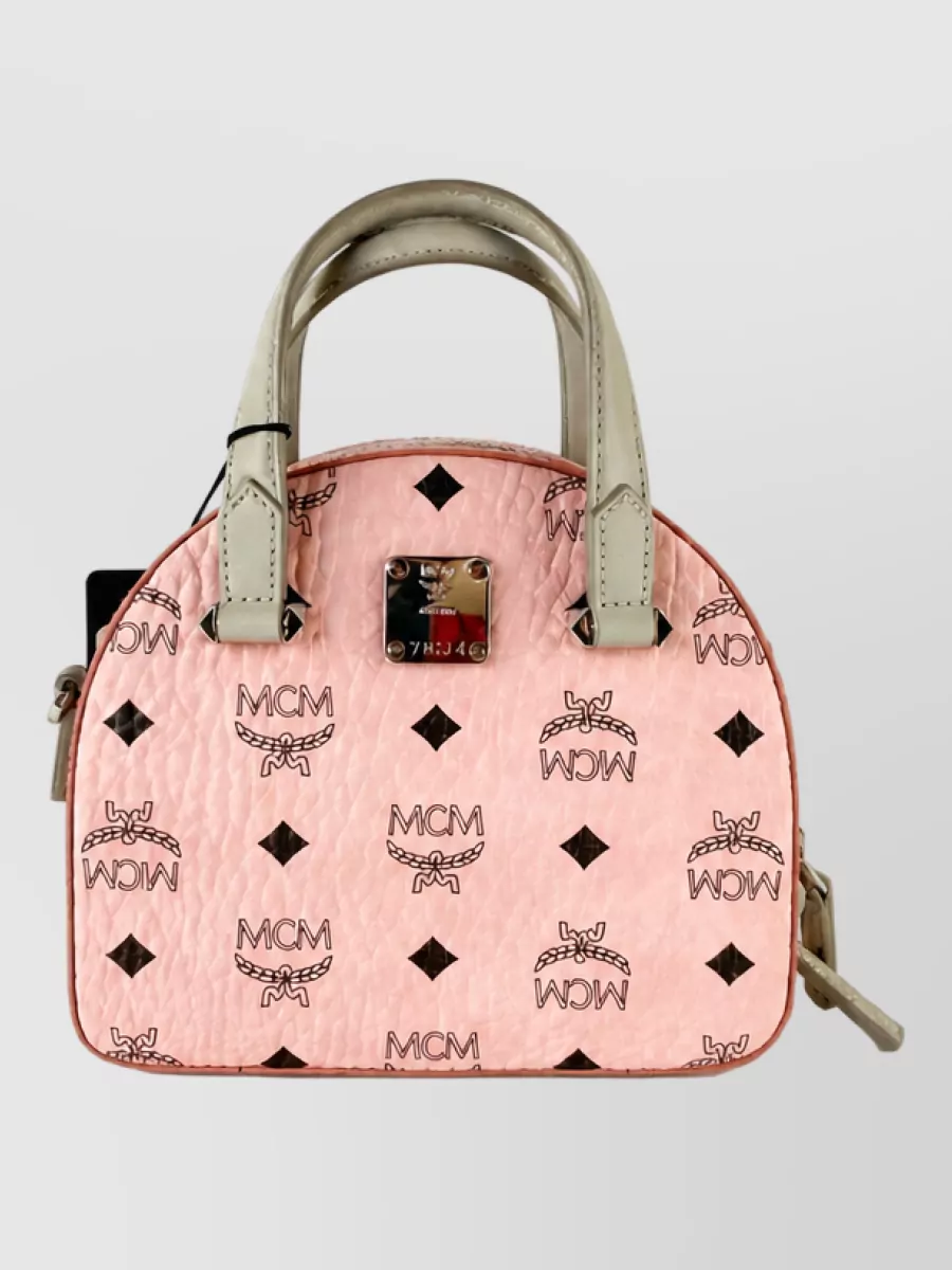 Mcm Na Leather Mini Crossbody Bag
