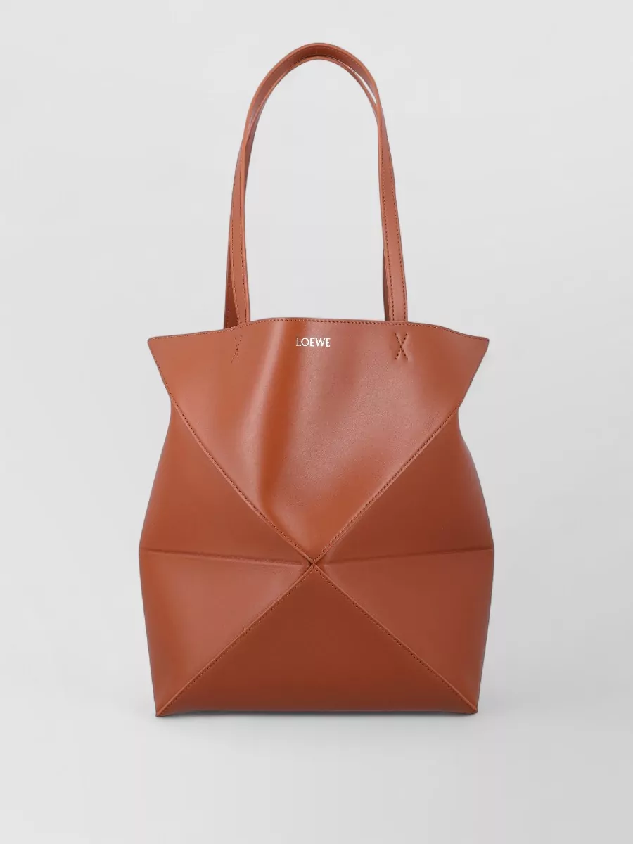 Loewe leather medium puzzle fold tote bag