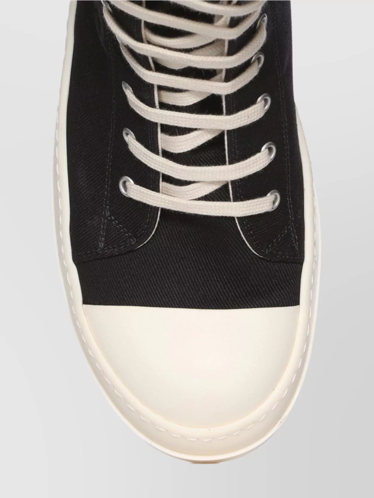 Rick Owens Drkshdw High-Top Cargo Sneakers With Contrast Toe Cap