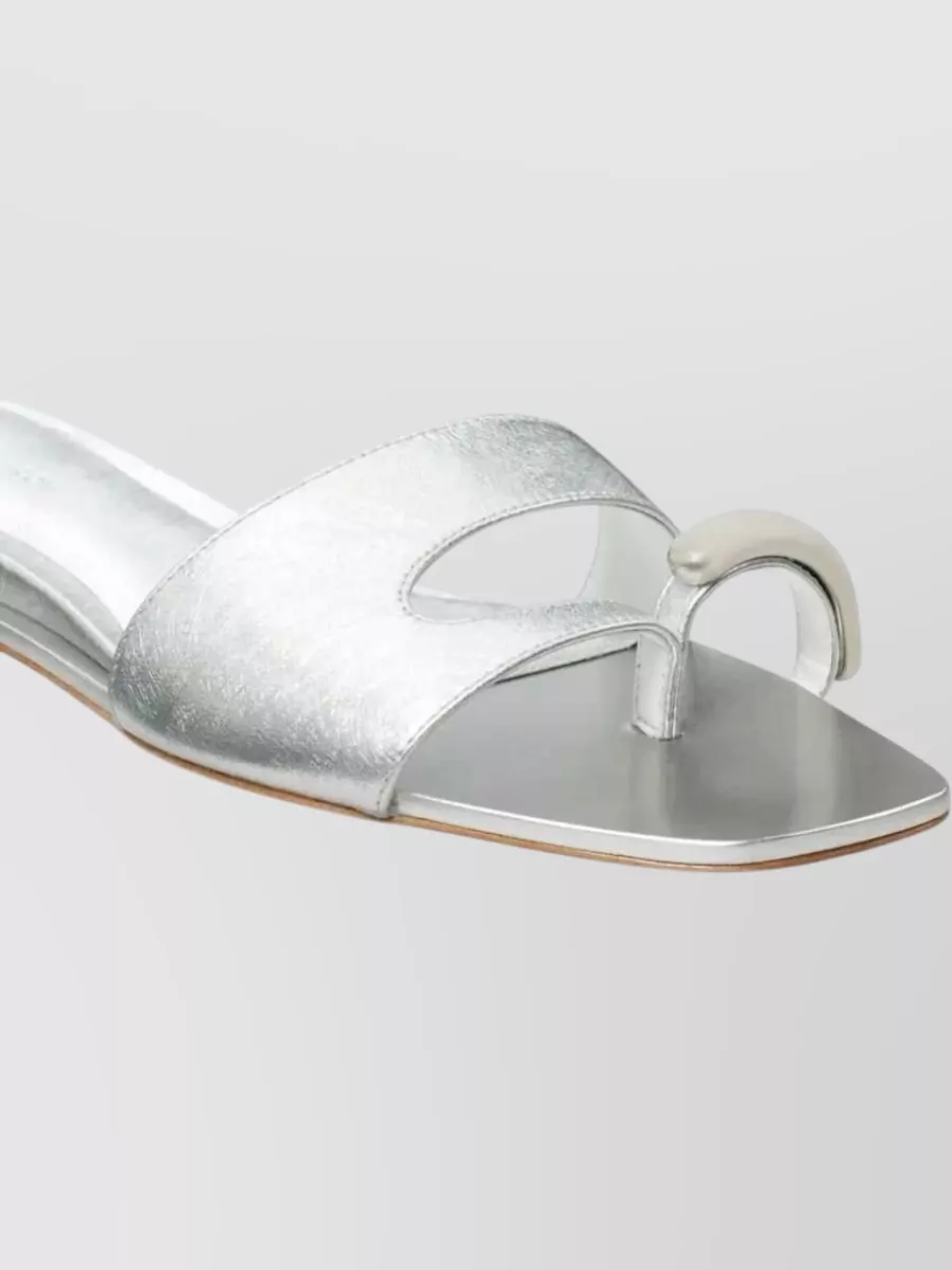 Tory Burch Leather Slide Sandals