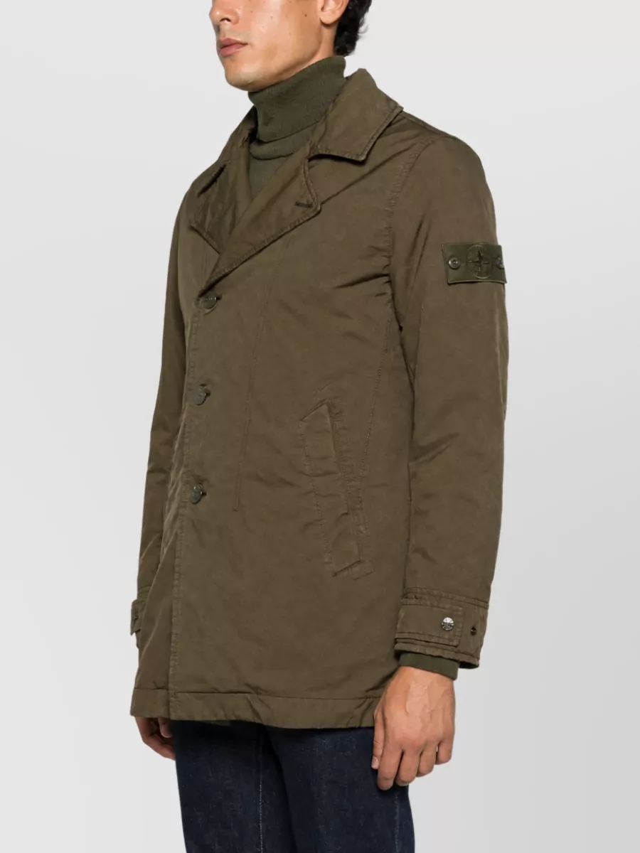 Stone Island Single Breasted Coat