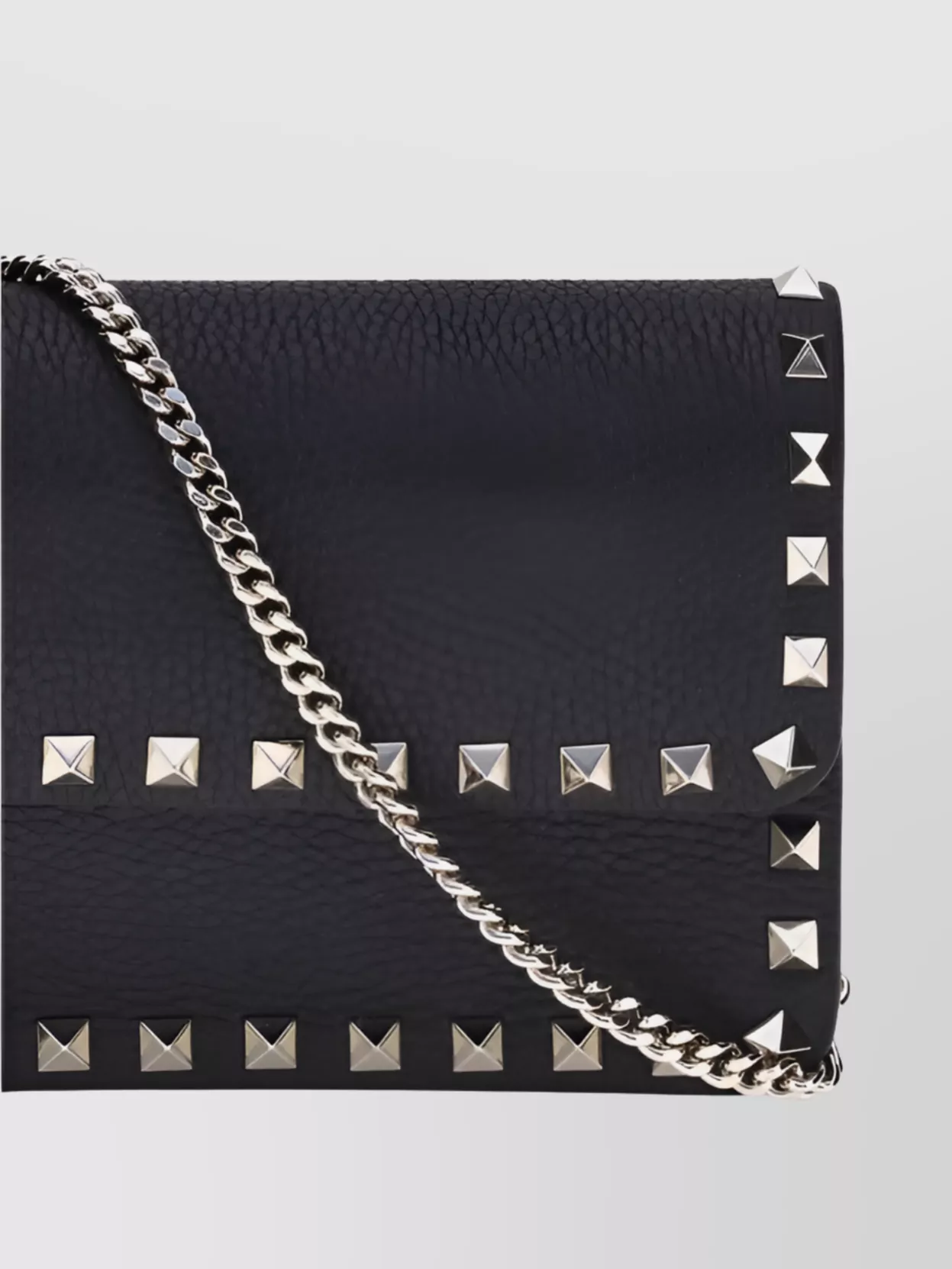 Valentino Garavani Studded Chain Flap Pouch