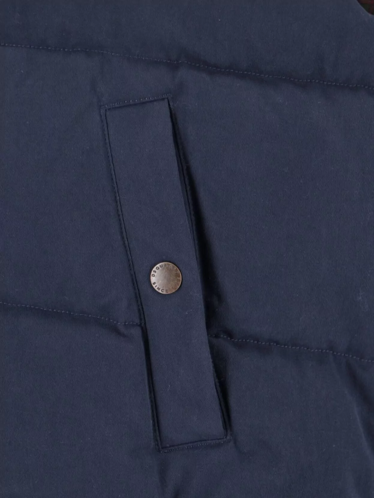 Dsquared2 Modern High Collar Jacket With Snap Pockets