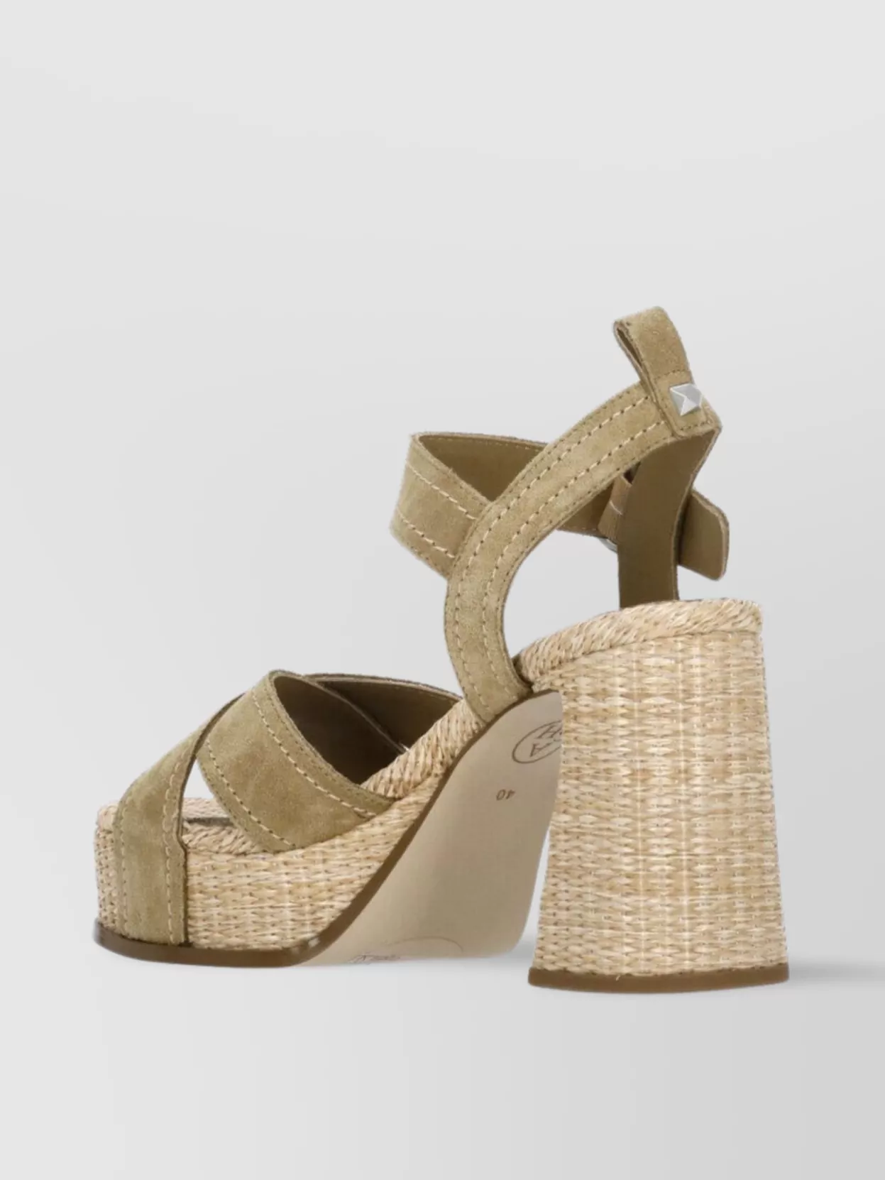 Ash Strappy Block Heel Pumps