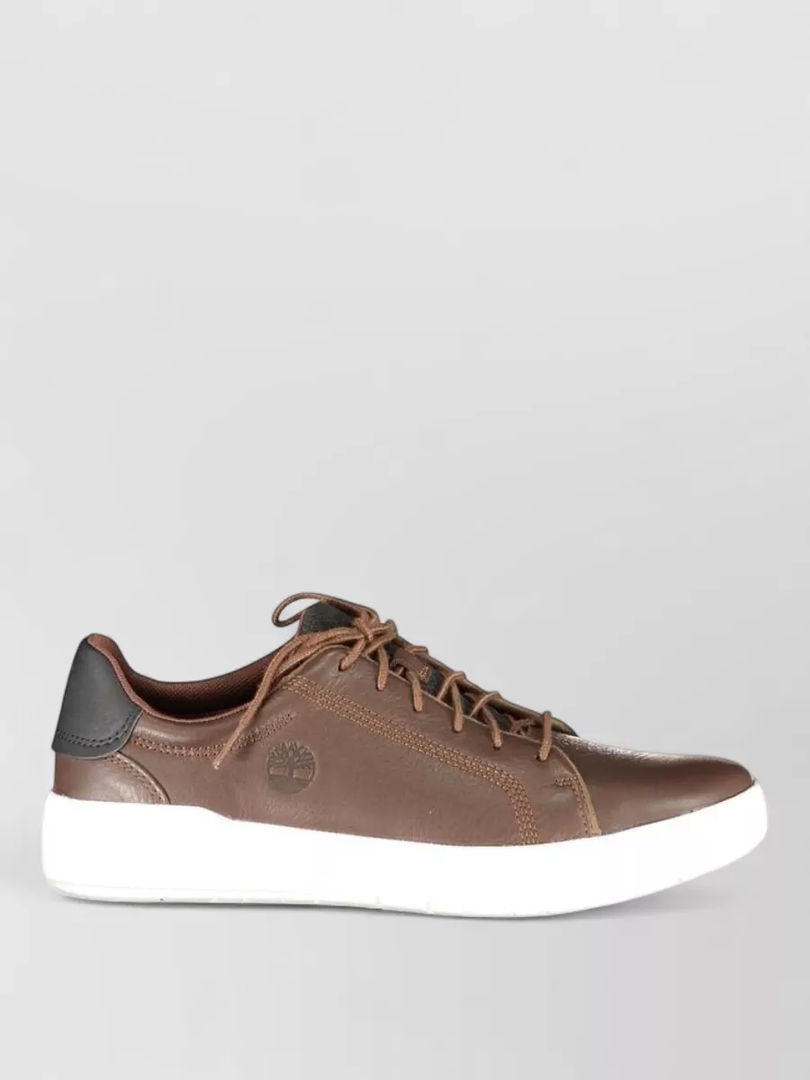 Timberland leather lace-up sneakers