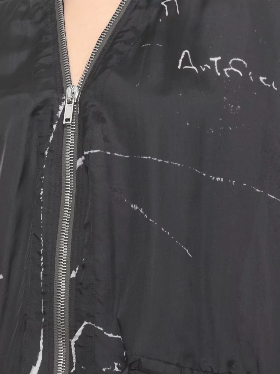 Rick Owens Sleeveless Printed Jacket