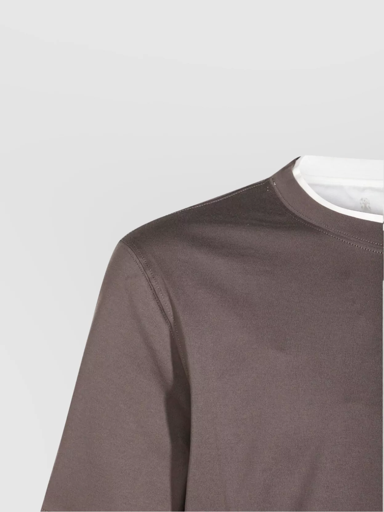 Brunello Cucinelli Layered Crew Neck Short Sleeves