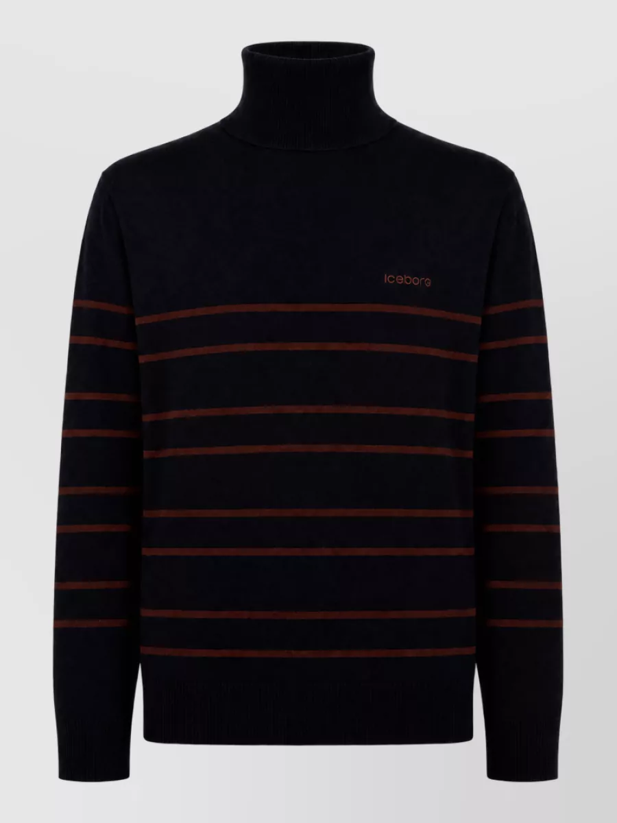 Iceberg wool two-tone sweater
