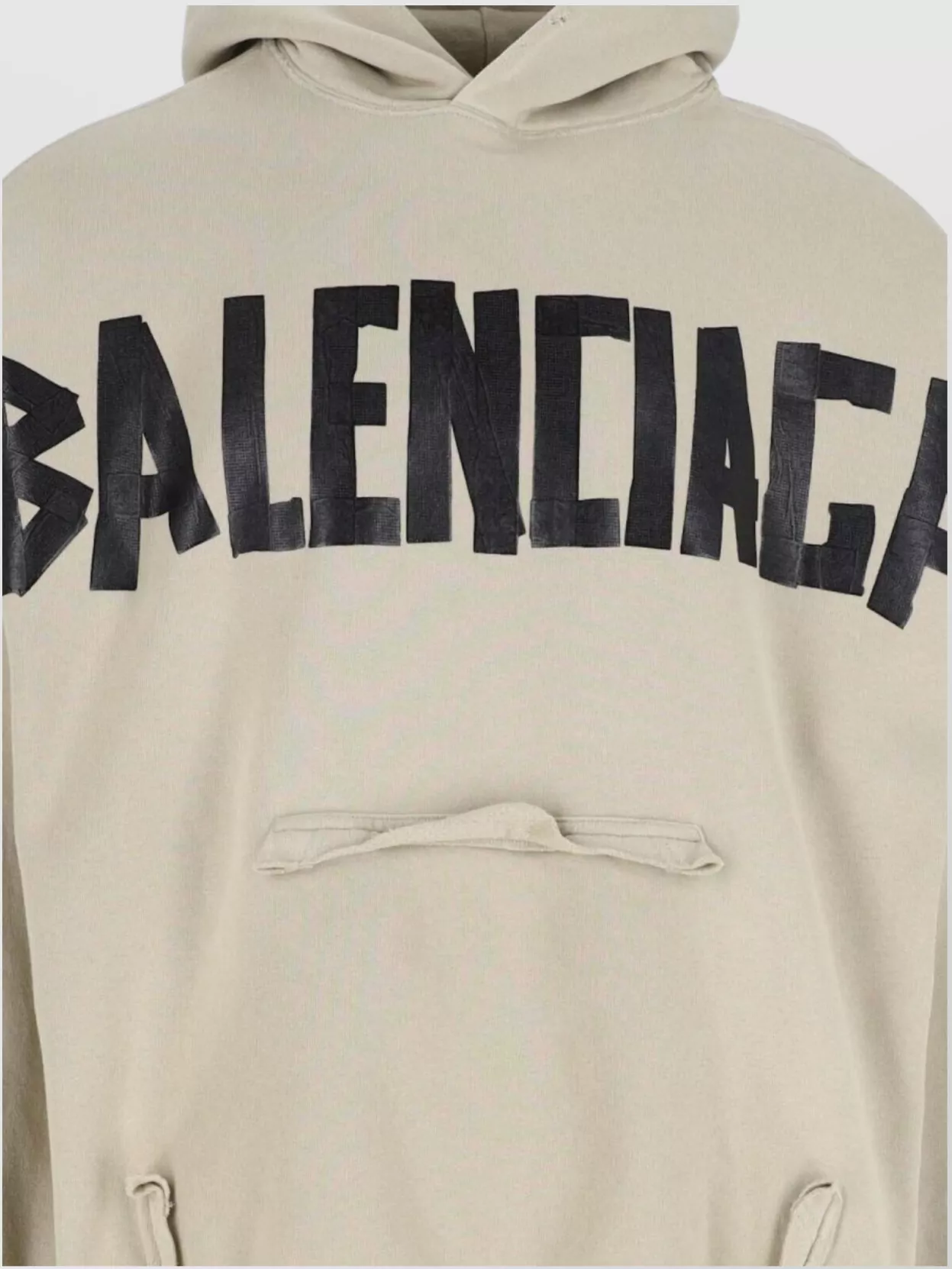 Balenciaga Hooded Kangaroo Pocket Sweater
