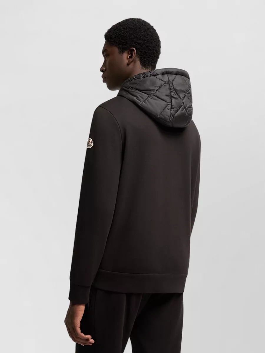 Moncler Quilted Hooded Zip-Up Jacket