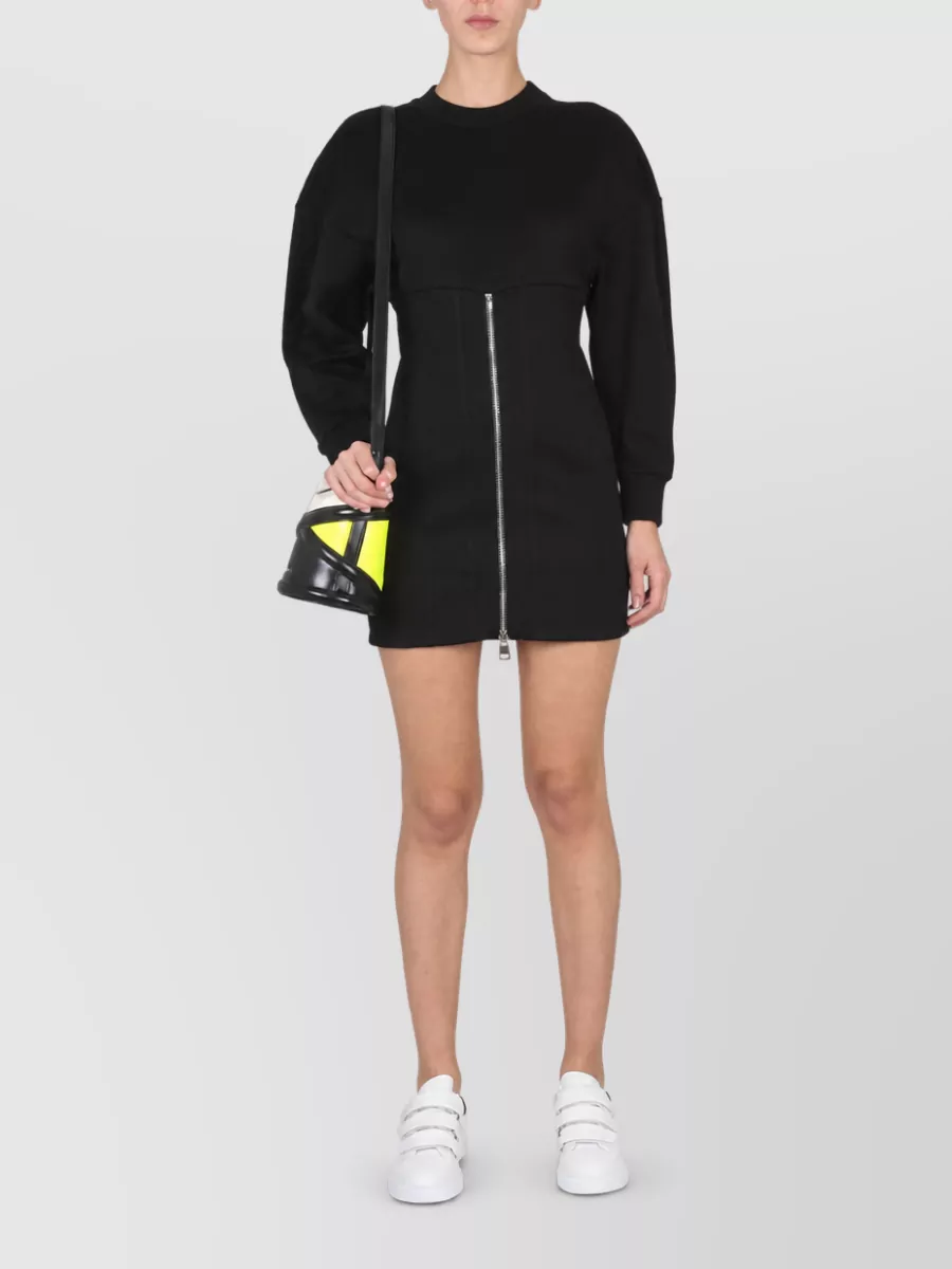 Alexander Mcqueen Cocoon Sleeve Mini Dress