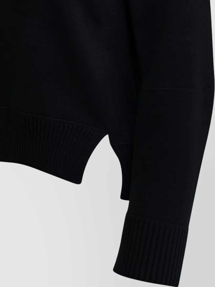 Sacai Cashmere-Blend Crew-Neck Sweatshirt