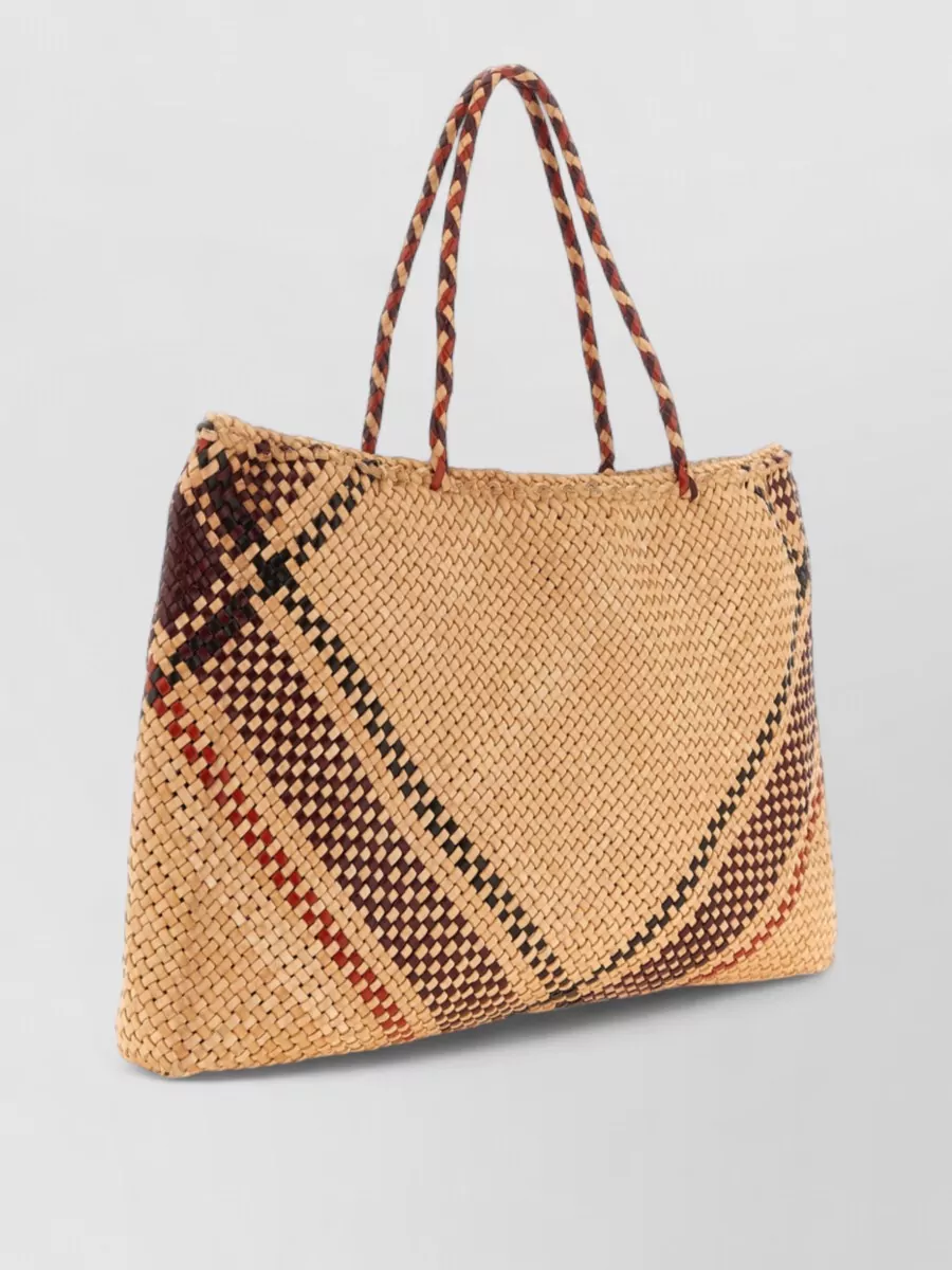 Dragon Diffusion Vintage Mesh Tote Large Leather Beach Bag