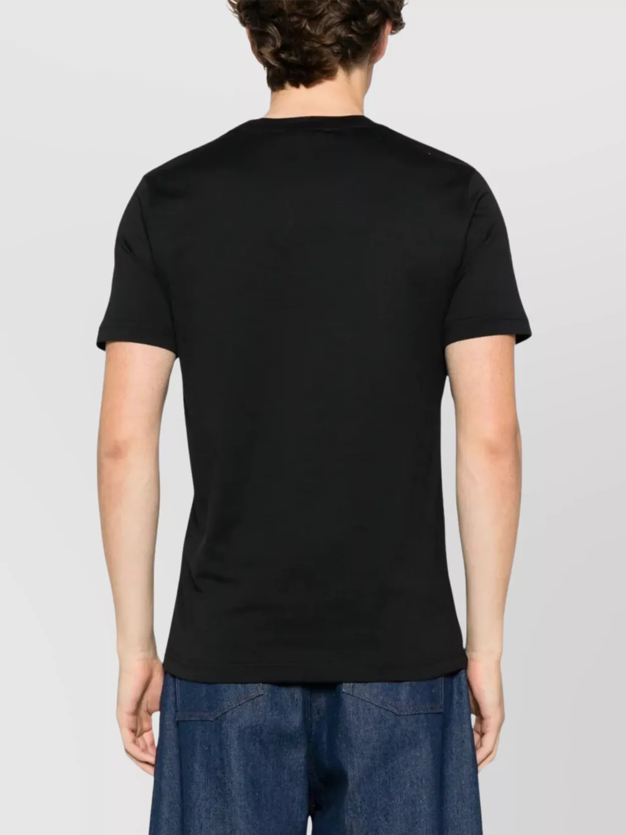 Marni Cotton Jersey Crewneck T-Shirt With Stitch Detail