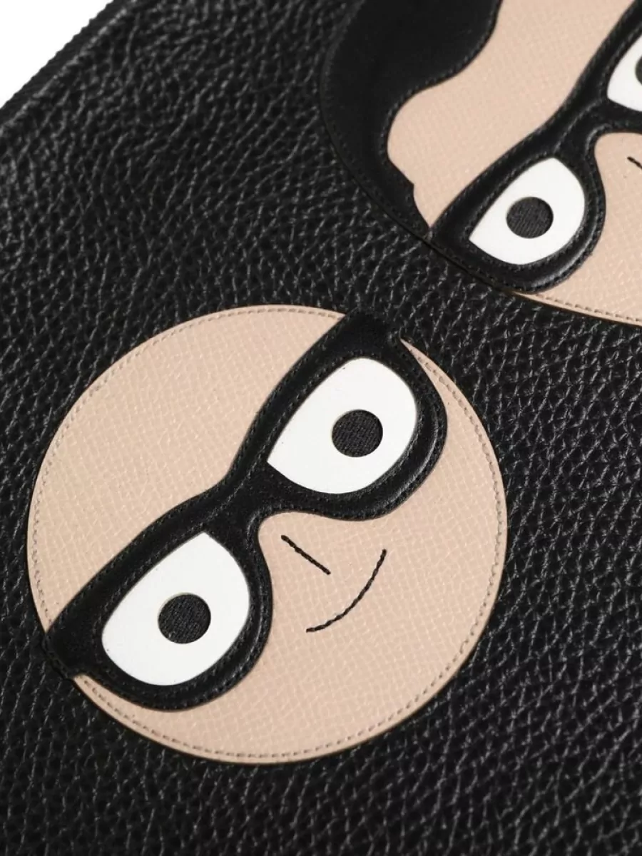 Dolce&Gabbana Leather Embellished Clutch Bag