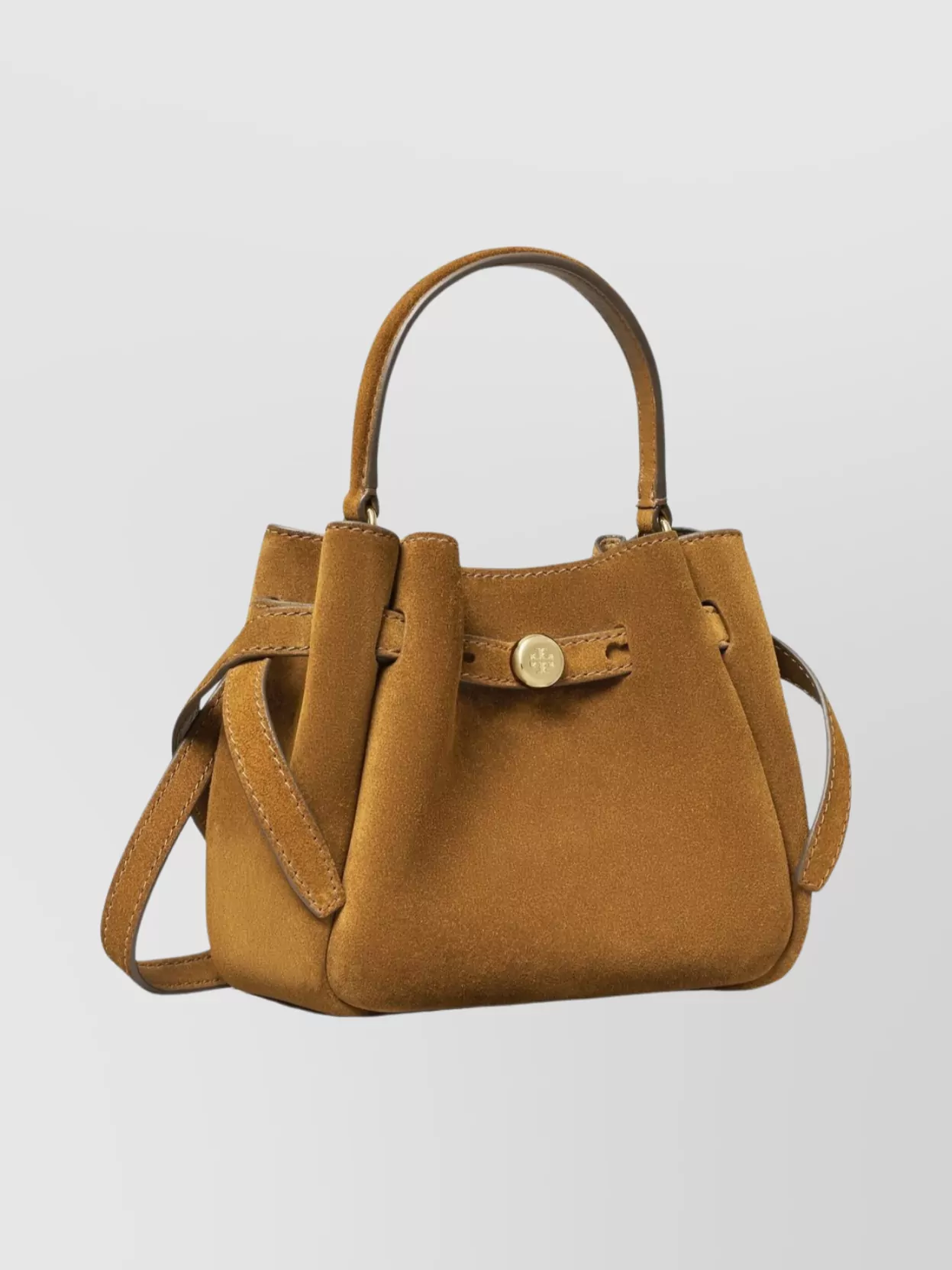 Tory Burch Mini Bucket Crossbody Bag Handle In Orange